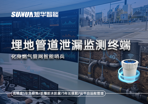 阀井、地下管网全覆盖：埋地管道泄漏监测终端化身燃气管网智能哨兵